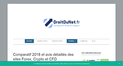 Desktop Screenshot of droitdunet.fr