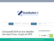 Tablet Screenshot of droitdunet.fr